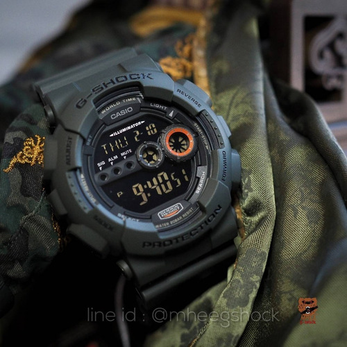 Reloj Casio G-shock Gd-100ms-3cr Nuevo - 100% Original