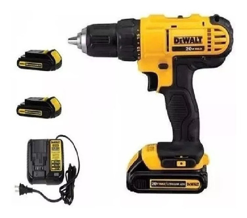 Taladro Atornillador Inalambrico Dewalt 20v Litio Dcd771c2