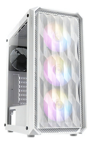 Gabinete Gaming Antec Nx292 C/ 4 Ventiladores Rgb - White