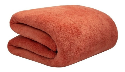 Cobertor Solteiro Soft Microfibra Cores Camesa 150x220cm