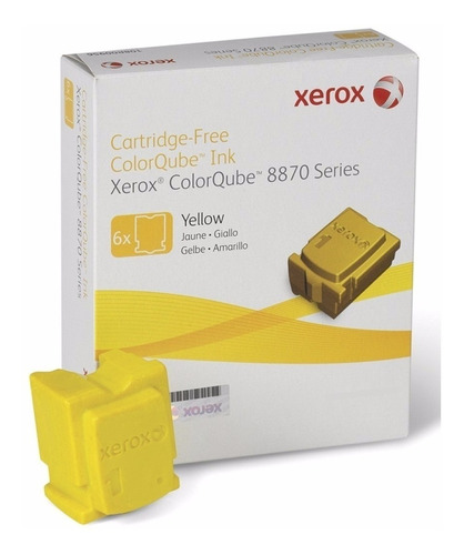 Tinta Solida Xerox 108r00960 Amarillo X6 Phaser 8870 8880
