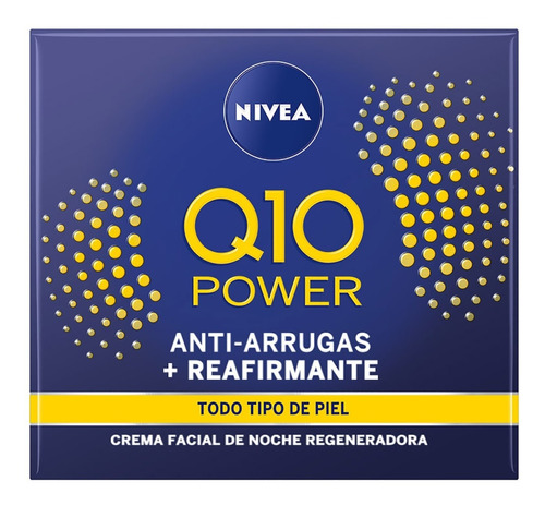 Nivea Crema Facial Antiarrugas Noche Q-10 Power 50 Ml.