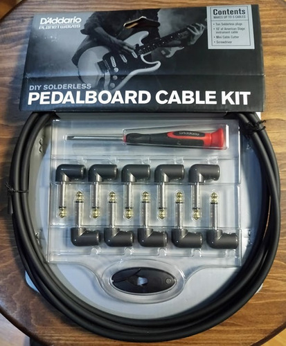Kit Cable Y Enchufes P/ Pedalboard, Daddario Diy Solderless 