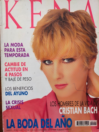 Christian Bach En Portada De Revista Kena Año-1995