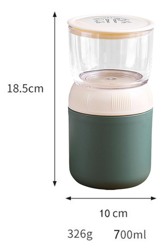 Lunch Pot Yogurt Container Acero Inoxidable Prueba De Fugas