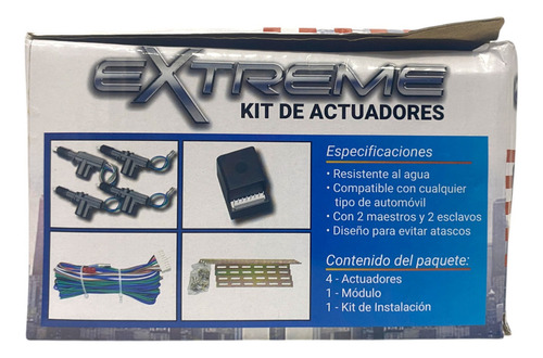 Kit De 4 Actuadores Extreme Act-kit4p Universal