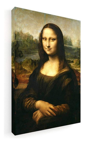 Canvas | Mega Cuadro Decorativo | Mona Lisa Gioconda 140x90