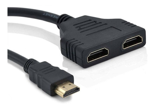 Cable Hdmi Splitter | Conecta De Una Salida Hd A 2 Monitores