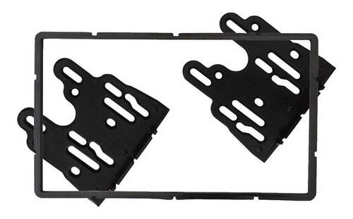 Imagen 8 de 10 de Marco Adaptador Renault Duster Sandero Logan Doble Din