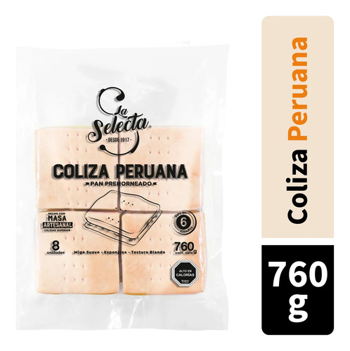 Pan Coliza Peruana Precocido La Selecta 760gr