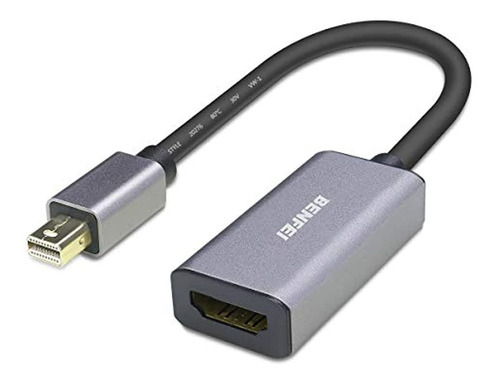 Adaptador Mini Displayport A Hdmi,color Gris.marca Pyle