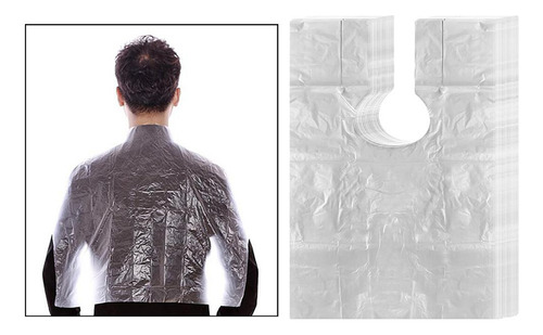 100 Piezas Capa De Peluquería Desechable, Chal De Y