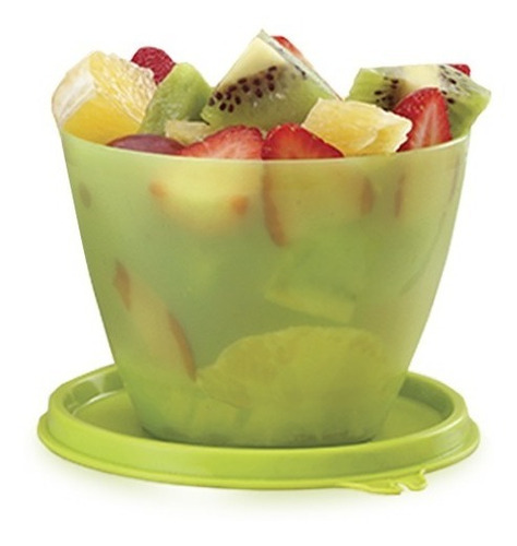 Bowl Hermético Tupperware verde Lima 400 Ml- Tupper