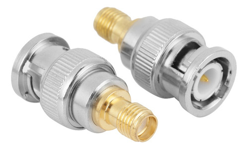 Conector Coaxial Bnc Macho A Sma Hembra Tipo Rf  2 Unidades