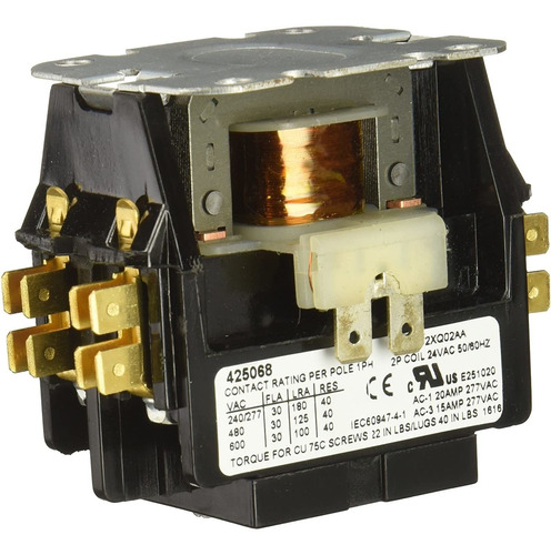 425068 De 30 Amperios 2 Contactor Polos Con Bobina De 2...