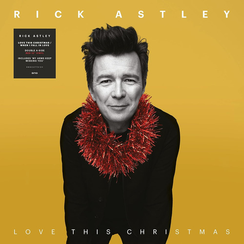 Rick Astley Love This Christmas Vinilo Single Limitado Nuevo