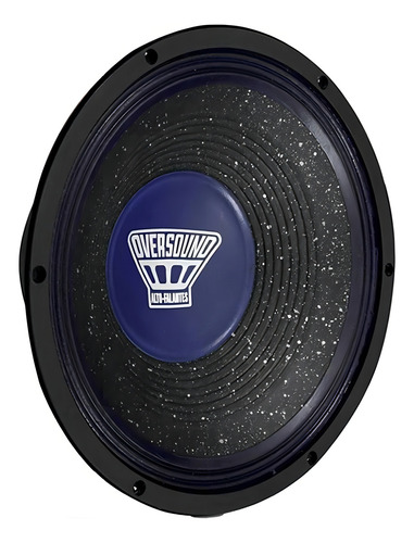 Alto Falante Oversound Woofer 12 Steel 400w Rms 4 Ohms Cor Preto