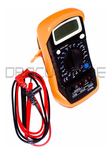 Imagen 8 de 10 de Tester Multimetro Digital Gralf Dt850l Hold Diodo Buzzer