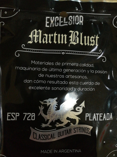 Encordado Guitarra Criolla  Silver Plated Martin Blust