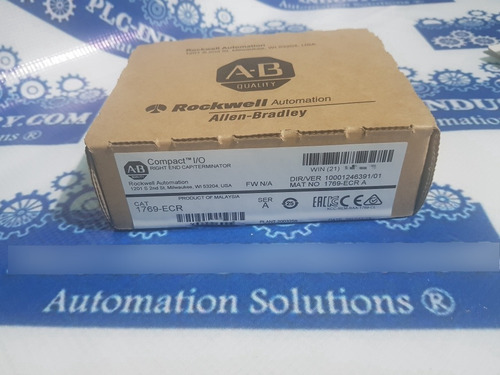 Allen Bradley 1769 Ecr Right End Cap Terminator Compactlogix