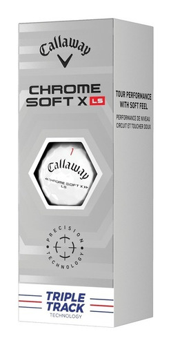 Pelotas De Golf Callaway Chrome Soft X Ls Triple Track X3