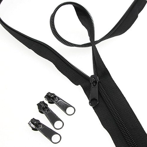 #3 Cremalleras De Nylon A Granel 10 Yardas Por Yarda ...