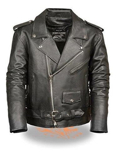 Motociclismo, Chaqueta Motocicleta Mc De Hombre Estilo Polic