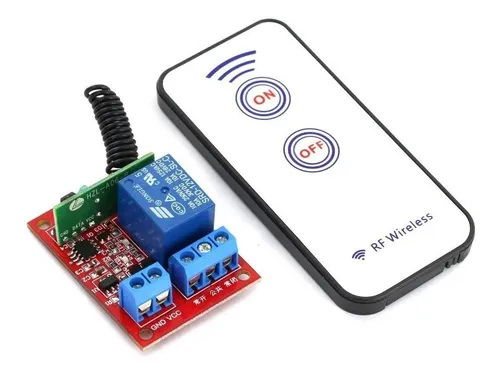 Modulo Rele Relay 12v Control Remoto Rf 433mhz 1 Canal Hobb