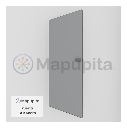 Puerta Gris De Mampara Sanitaria 90x150