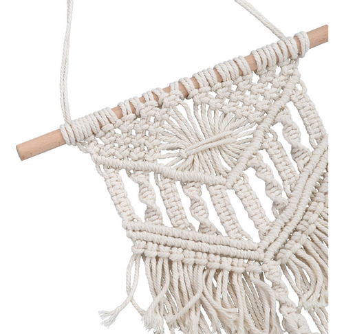 / Tapiz De Macramé Con Borlas Para Colgar En La Pared