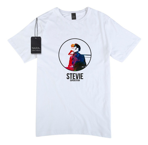 Remera Hombre Stevie Wonder Dibujo Art Logo - Musw1