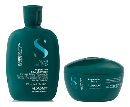 Alfaparf Shampoo + Mascara Chicos Reparative Reestructurante