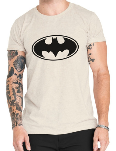 Batman Polera Clásico Retro Algodón Orgánico Premium Dc4