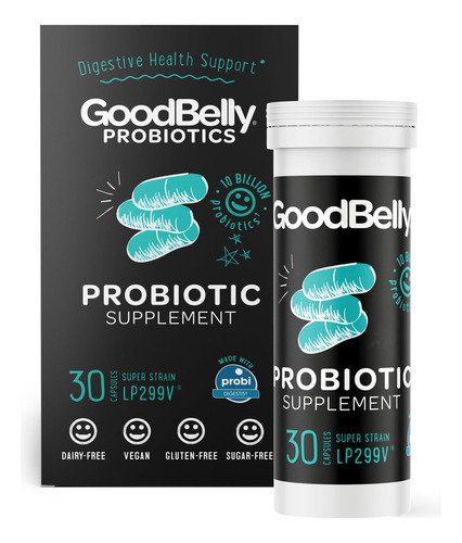 Suplemento Probiótico Goodbelly Para Apoyo A La Salud Diges