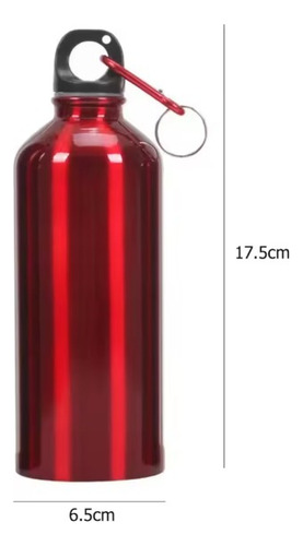 Botella Aislante Aluminio Nos 500ml Estilo Deportivo Viaje Rojo