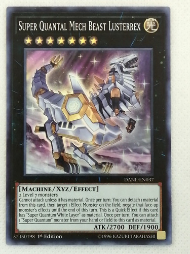 Super Xyz Yugioh Super Quantal Mech Beast Lusterrex