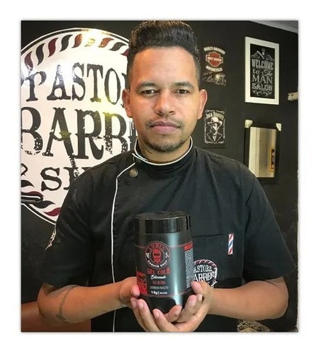 Gel Cola Modelador Incolor Extra Forte Barber Shop Lunix 1kg