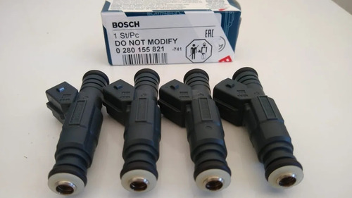 Imagem 2 de 3 de Kit 4 Bicos Injetor Vectra 2.0 2.2 8v 98/05 Bosch 0280155821