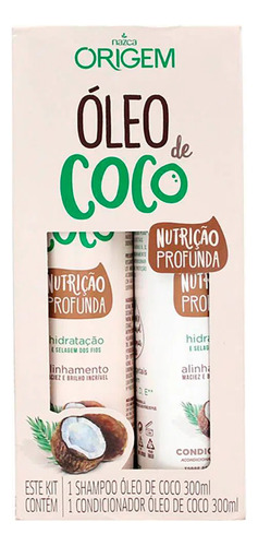 Óleo De Coco Shampoo+condicionador Nutrição Profunda Origem
