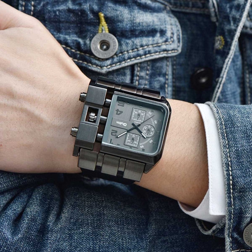 Imagen 7 de 8 de Reloj Pulsera De Lujo Hombre Acero Inoxidable 3364 Fralugio