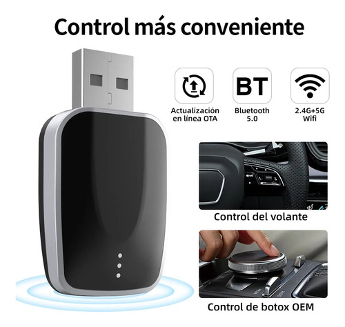 Android Auto Converter 2en1 Wireless Adapter Car Play