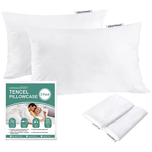 Protectores De Almohada Fundas De Almohada Queen 2 Pack...