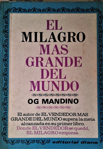 El Milagro Mas Grande Del Mundo - Og Mandino - Diana 1977