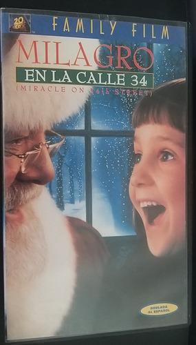 Pelicula Milagro En La Calle  34formato Vhs