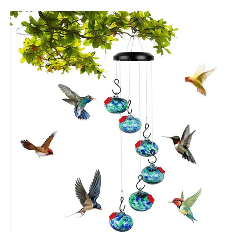 M Nuevos Comederos Para Colibríes Con Charming Wind Chimes