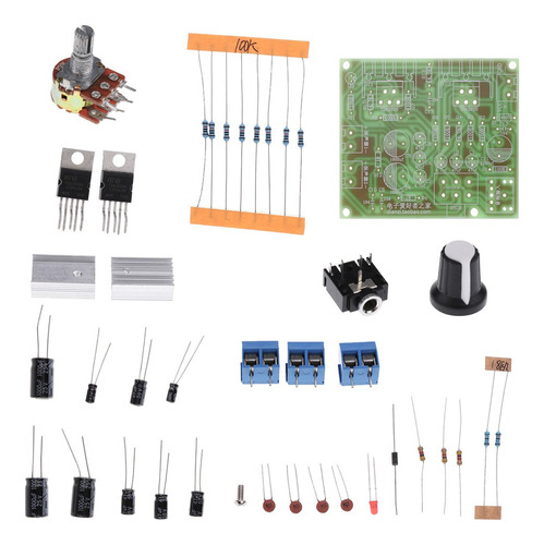 T 12v Diy Kit 2.0 De Doble Canal Tda2030a Potencia