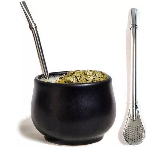 Pack Mate Argentino Bombilla Te Tisanas, Yerba Mate + Regalo