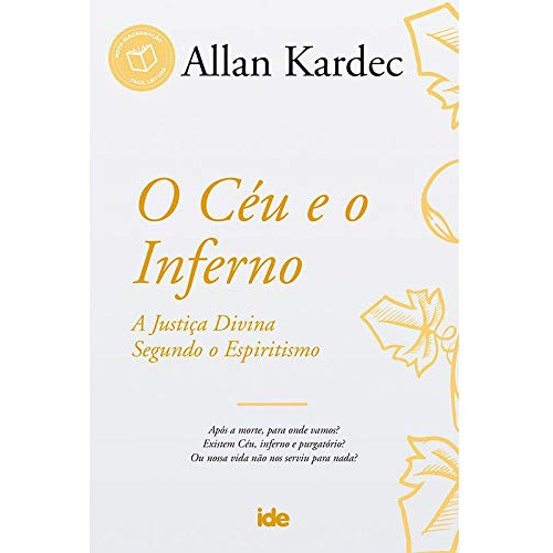 Libro O Céu E O Inferno 14x21 De Allan Kardec Ide