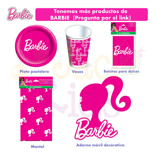 Block De Stickers Fiesta Barbie 250 Stickers (6 Pág) Brb0m1