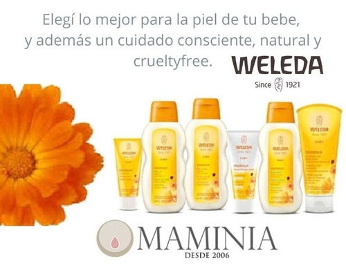 Crema Pañal De Caléndula Weleda Apto Celiaco Local Maminia
